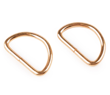 Halbring Rosegold - 25 mm